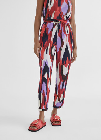 Calças jogger com estampado