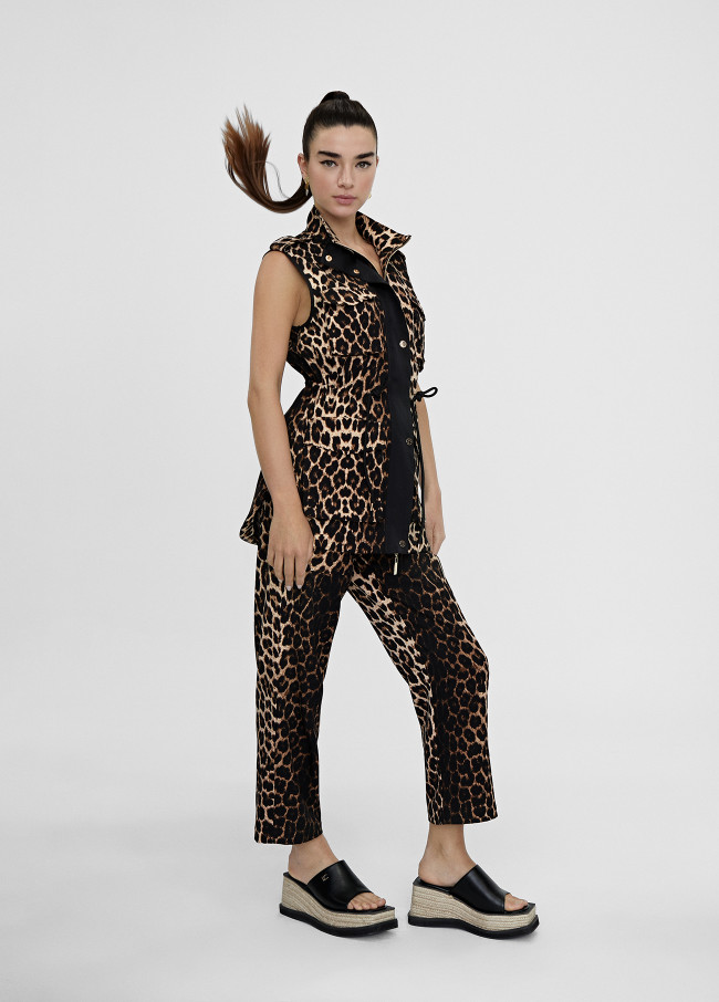 Zara + ANIMAL PRINT JUMPSUIT