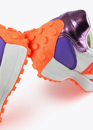 Zapatillas tipo sneakers bicolor