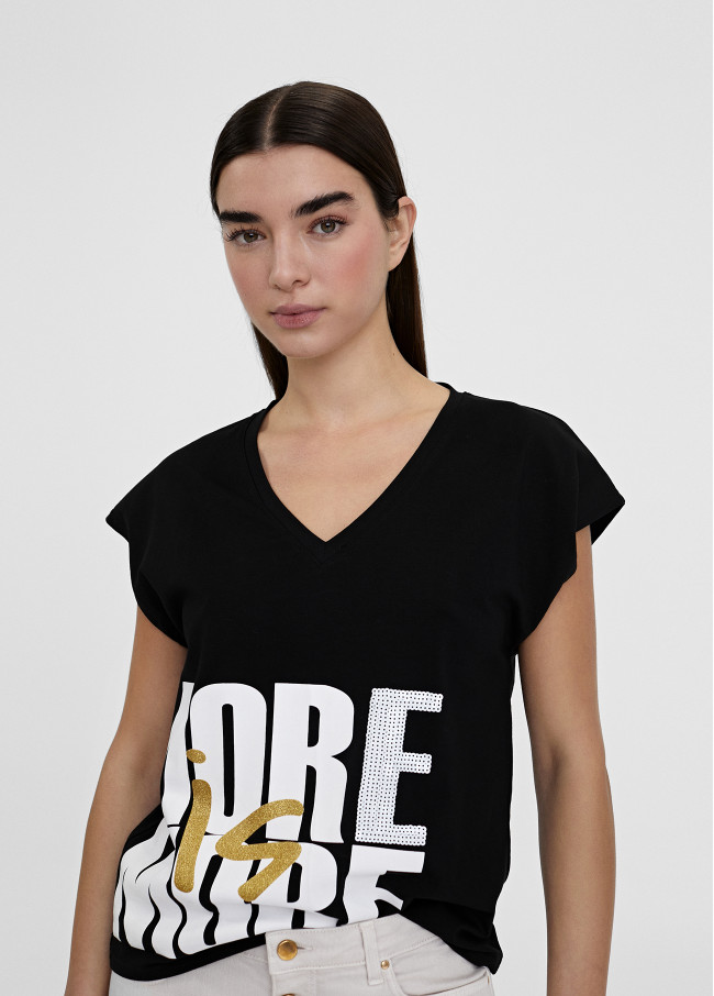 T-shirt application more is more