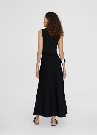 Vestido midi de malha