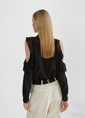 Camicetta con spalle scoperte