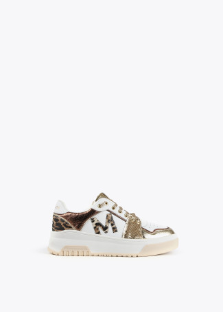 Sneaker mit Animal Print