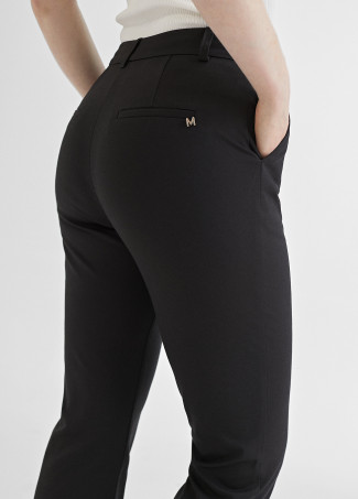 Pantaloni a campana in maglia