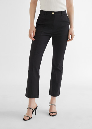 Pantaloni a campana in maglia