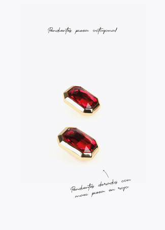 Pendientes octogonales