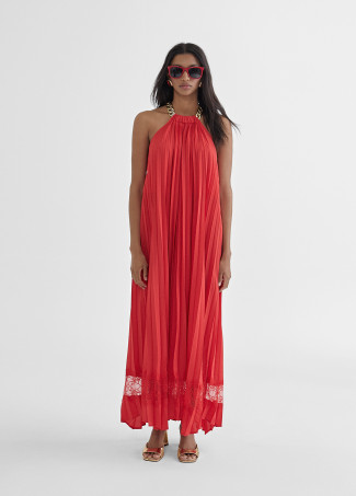 Vestido comprido halter