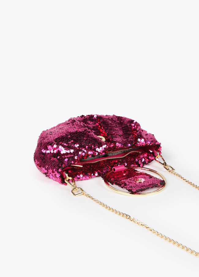 Borsetta elegante con paillette