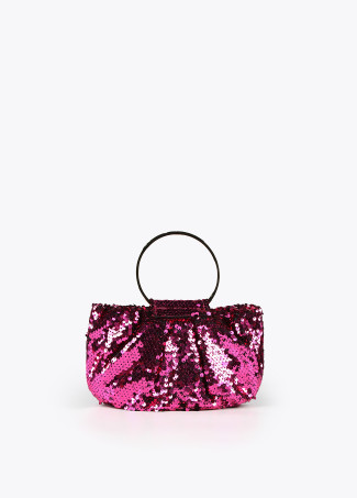 Sequinned evening bag