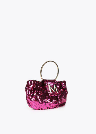 Sequinned evening bag