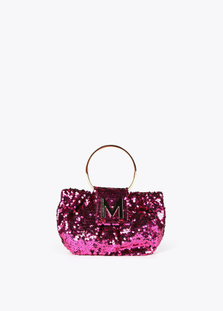 Sequinned evening bag