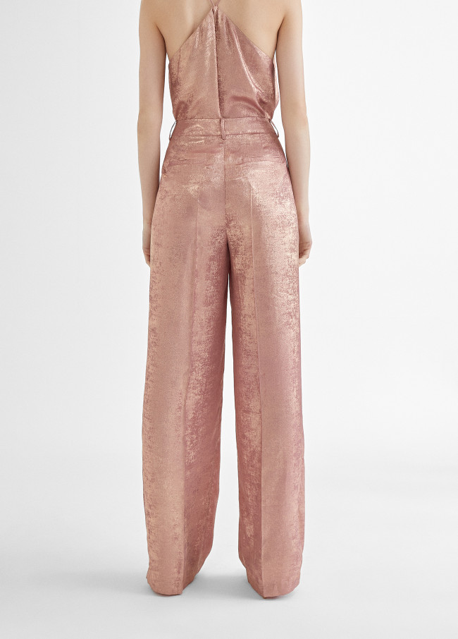 Pantaloni dritti iridescenti