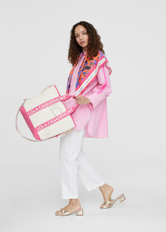 Mala tipo tote bag com logo