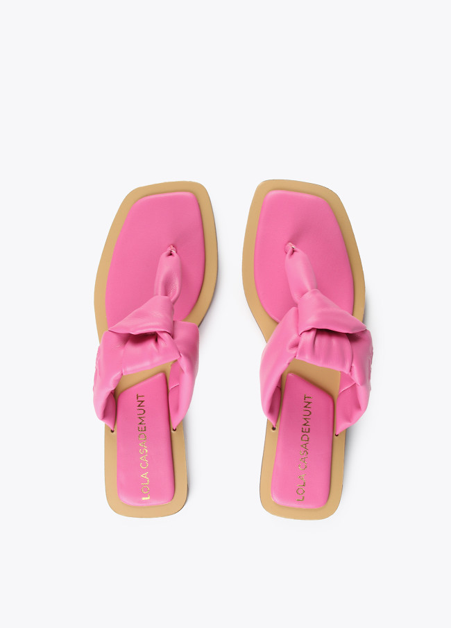 Flat thong sandals
