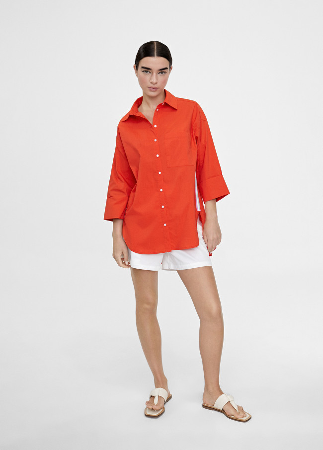 Chemise basique en coton