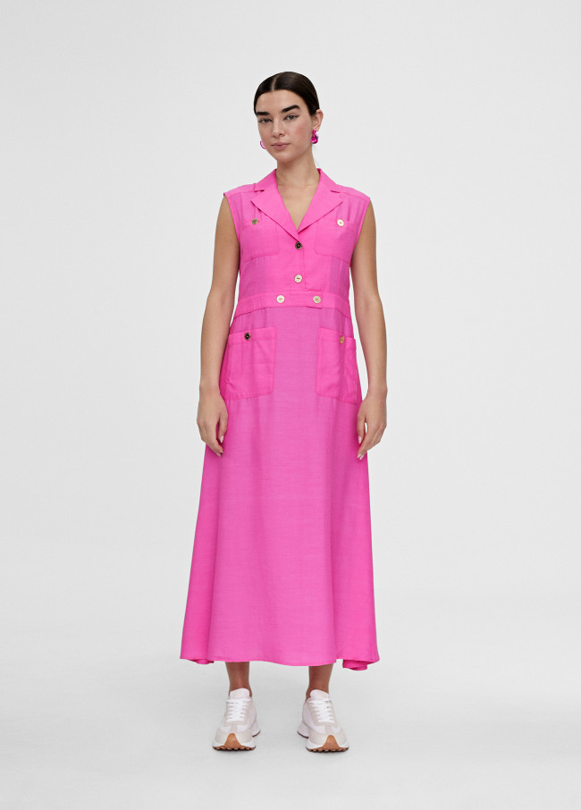 Vestido largo fluido