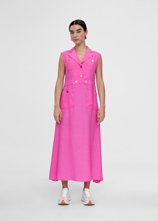 Vestito midi con tasche