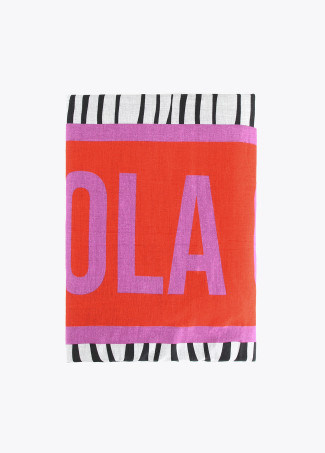 African-style printed towel