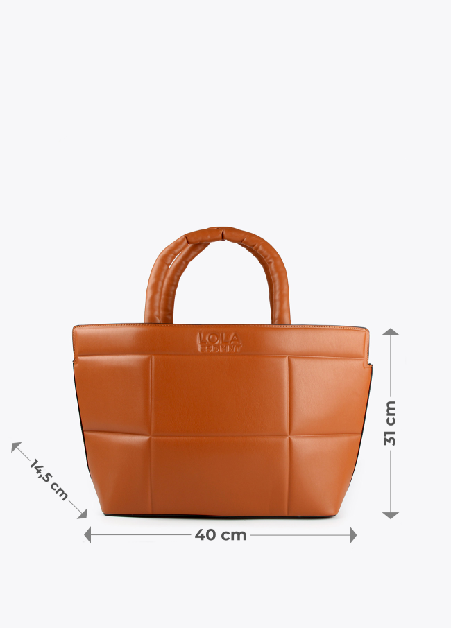 Mala tipo tote bag acolchoada