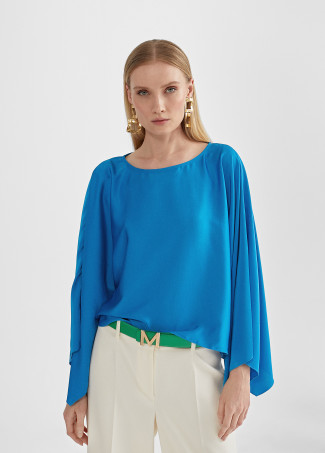 Blouse-style cape
