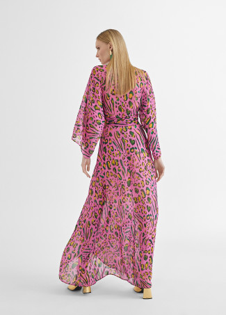 Short dress with Japanese sleeves