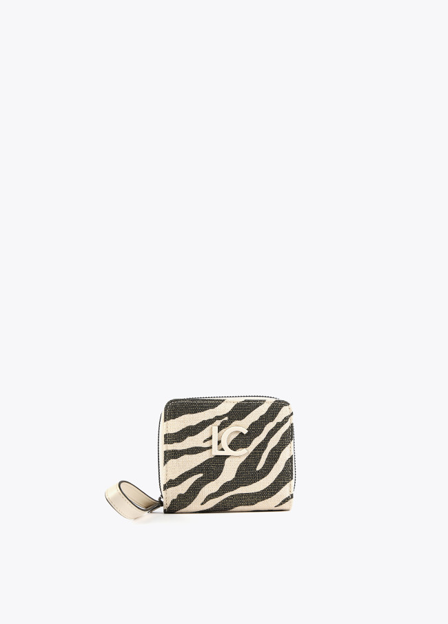 Small animal print wallet