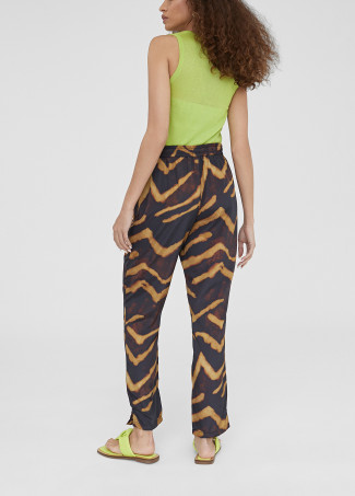 Pantalón jogging estampado zebra