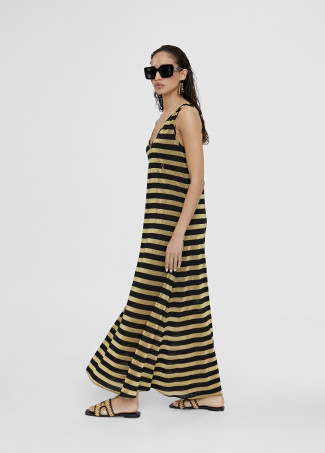 Long striped dress