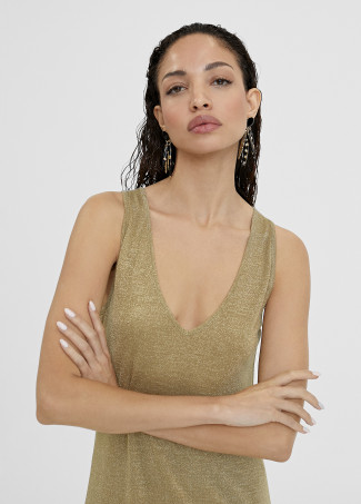 Vestito lungo in maglia