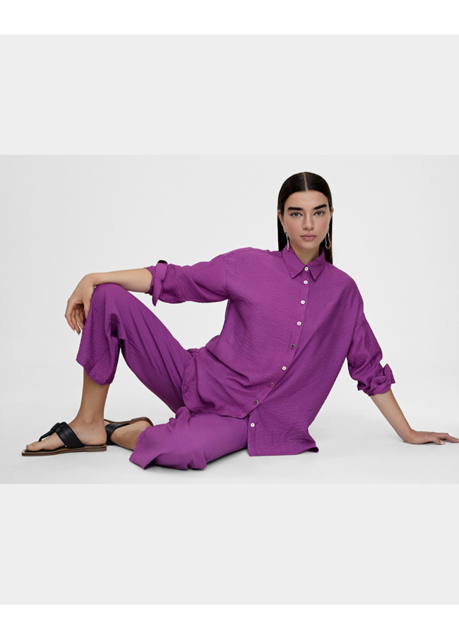 Camicia basic a maniche lunghe