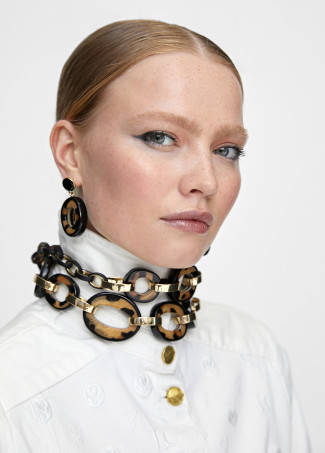 Creolen mit Animal Print