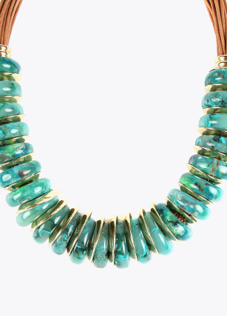 Turquoise multi-piece necklace
