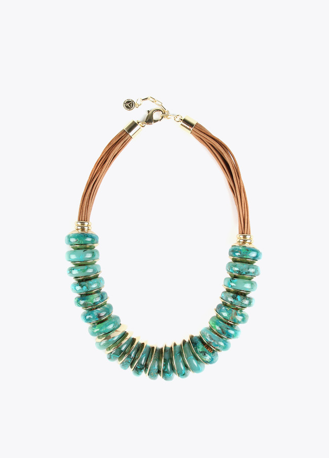 Turquoise multi-piece necklace