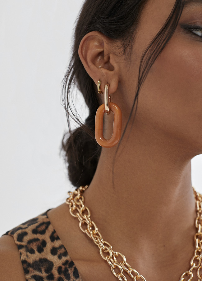 Pendientes dos piezas