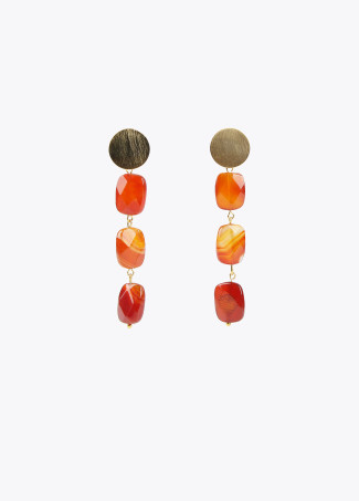 Boucles d’oreilles pierres naturelles
