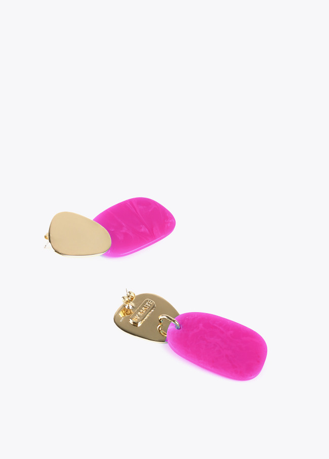 Pendientes con dos piezas