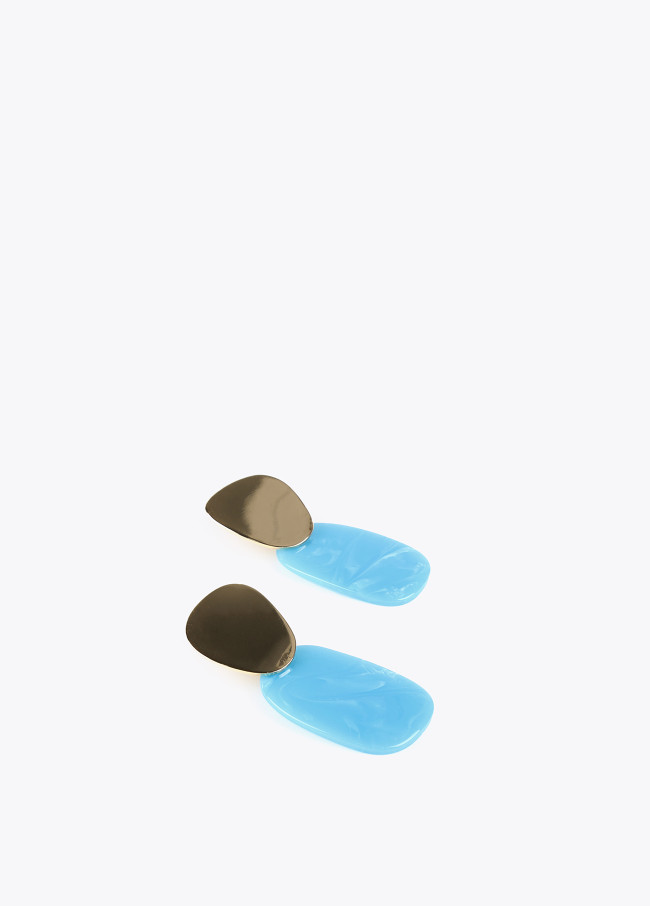 Pendientes con dos piezas