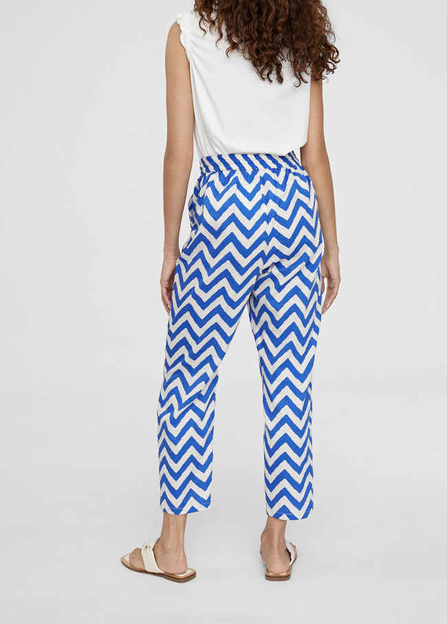 Pantaloni jogging bicolore