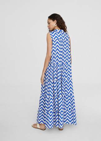 Long two-tone dress