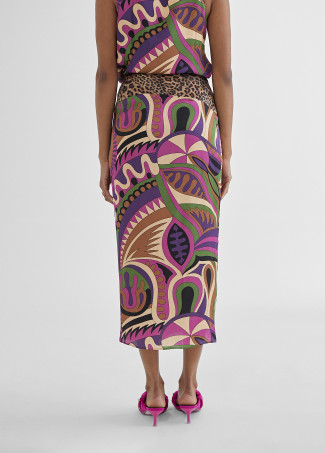 Pareo-Rock mit Print