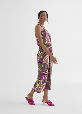 Pareo-Rock mit Print