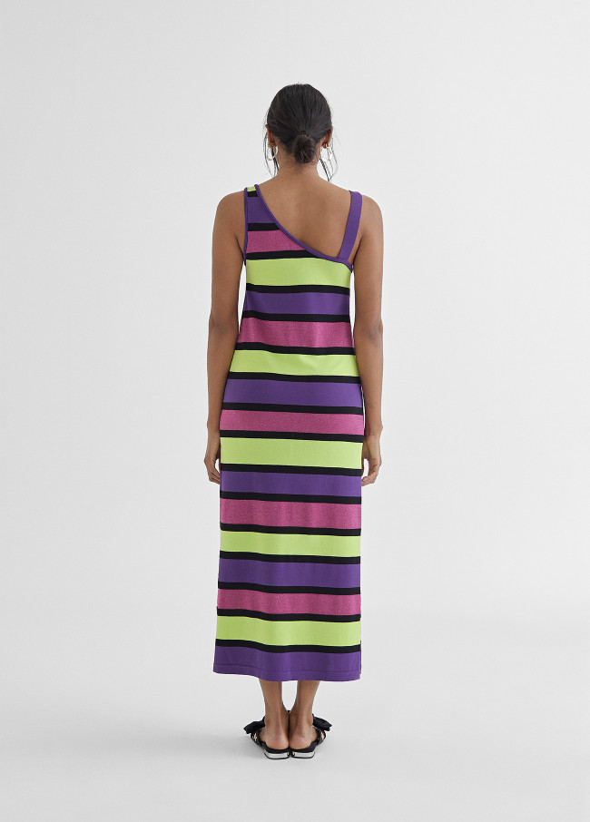 Long striped dress