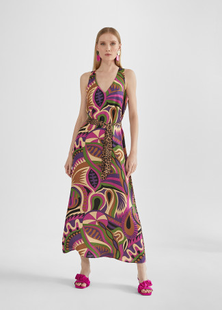 Midikleid mit Print