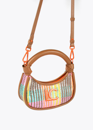 Mini borsa a tracolla multicolore