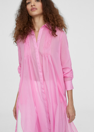 Blouse longue fendue