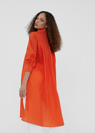 Long blouse with slits