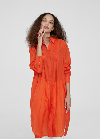 Long blouse with slits