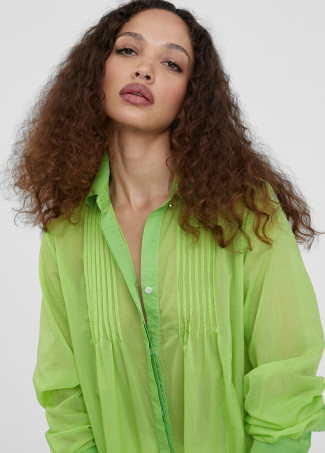 Long blouse with slits