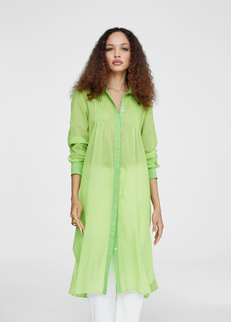 Long blouse with slits