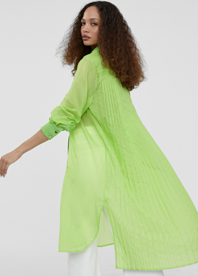 Longbluse mit Schlitzen 2